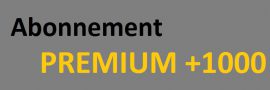PREMIUM +1000 Abonnement mensuelle donnant droit à
1'000 crédits /an